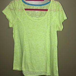 Lime Green See-Through Tee from Maurice’s